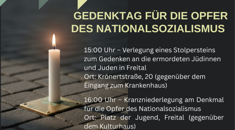 Gedenktag für die Opfer des Nationalsozialismus am 27.01.2026
